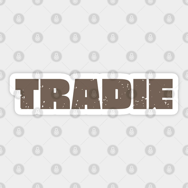 Tradie Sticker by Timeless Chaos